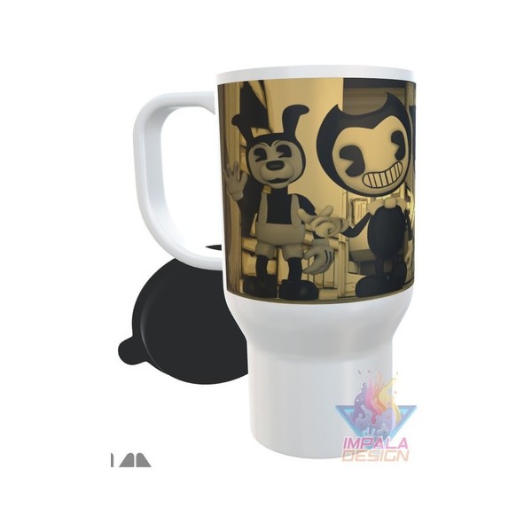Jarro Térmico Bendy And The Ink Machine Juego Mod03 Plástico - Imagen 5