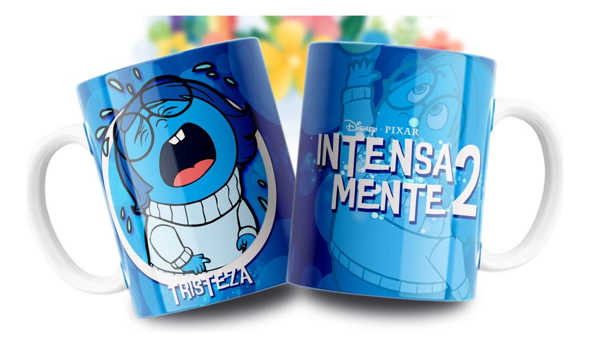 Taza Intensa Mente Emociones Tristeza Alegría Ansiedad Furia Tristeza - Imagen 2