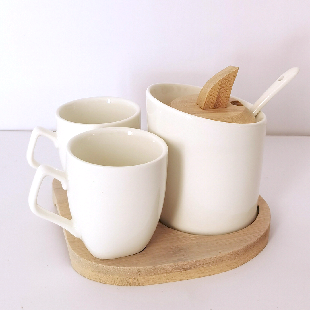 Juego de café con azucarero